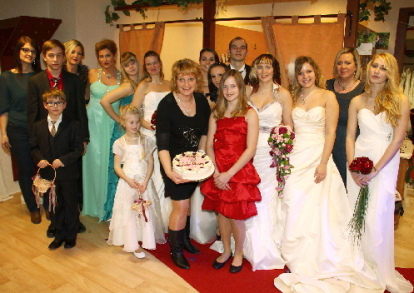 Team vom Brautstudio Susanne L. auf der Hochzeitsmesse 2016 in Erfurt